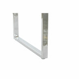 Desk DKD Home Decor White Silver Metal MDF Wood 120 x 55 x 76 cm-6