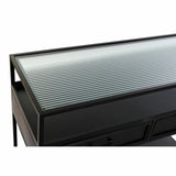 Console DKD Home Decor 8424001831364 Black Multicolour Metal Crystal 100 x 40 x 76 cm-1