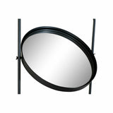 Wall mirror DKD Home Decor Black Metal Mirror 55 x 20 x 120 cm (1 Unit)-1