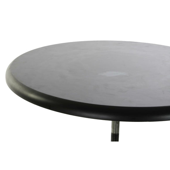 Side table DKD Home Decor 8424001831456 60 x 60 x 105 cm Natural Black Metal Wood-0