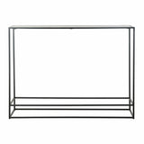 Console DKD Home Decor 110 x 25 x 84 cm Black Golden Aluminium Plastic-3