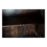 Sideboard DKD Home Decor Black Dark brown Metal Mango wood 84 x 43 x 153,5 cm-1