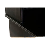 Desk DKD Home Decor S3023220 Black Metal MDF Wood (135 x 60 x 102 cm)-1