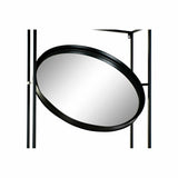 Wall mirror DKD Home Decor Black Natural Wood Metal Mirror 61 x 17,5 x 181 cm-3