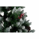 Christmas Tree DKD Home Decor White Red Green PVC Pineapples Snowfall 125 x 125 x 210 cm-4