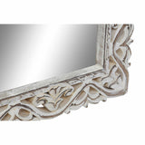 Wall mirror DKD Home Decor White Crystal Mango wood Indian Man Stripped 61 x 3 x 105 cm-1