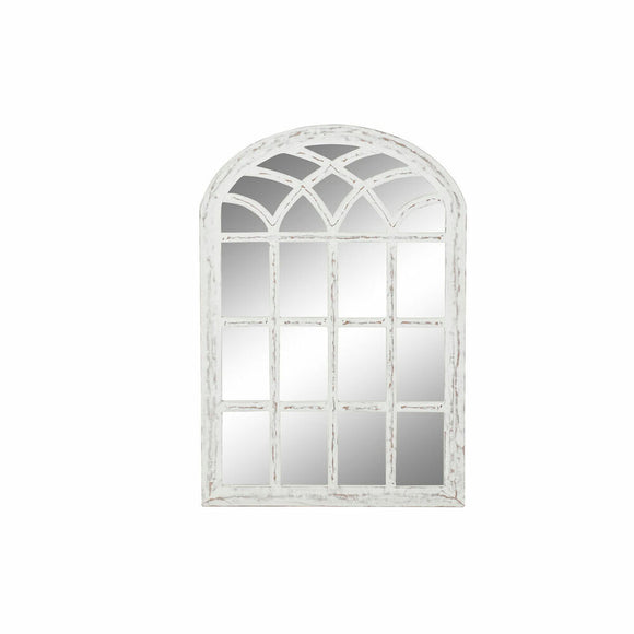 Wall mirror DKD Home Decor White Cottage Window 81 x 3 x 121,5 cm-0