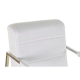 Chair DKD Home Decor Polyester Steel White (56 x 68 x 92 cm)-4