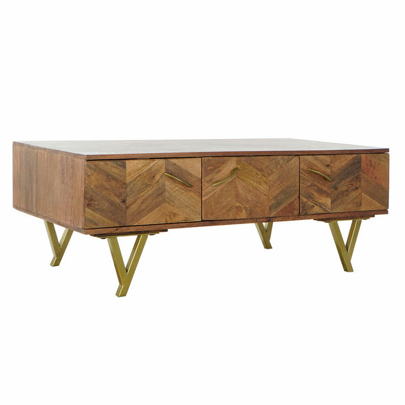 Centre Table DKD Home Decor Metal Mango wood (120 x 60,5 x 46 cm)-0