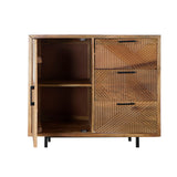 Sideboard DKD Home Decor Natural Metal Mango wood (90 x 40 x 87 cm)-4