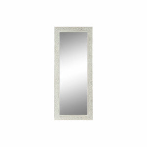 Wall mirror DKD Home Decor White Mango wood MDF Wood Stripped (76 x 4 x 190 cm)-0