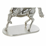 Side table DKD Home Decor Transparent Aluminium Crystal Silver Horse (54 x 39 x 57 cm)-1