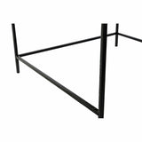 Side table DKD Home Decor 61 x 61 x 49 cm Black Golden Steel Aluminium-1