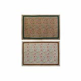 Carpet DKD Home Decor 160 x 230 x 0,4 cm Polyester White Ikat Boho (2 Units)-0