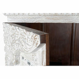 Cupboard DKD Home Decor White Metal Mango wood (100 x 43 x 190 cm)-1