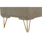 Sideboard DKD Home Decor   Grey Golden Metal Mango wood 160 x 45 x 75 cm-5