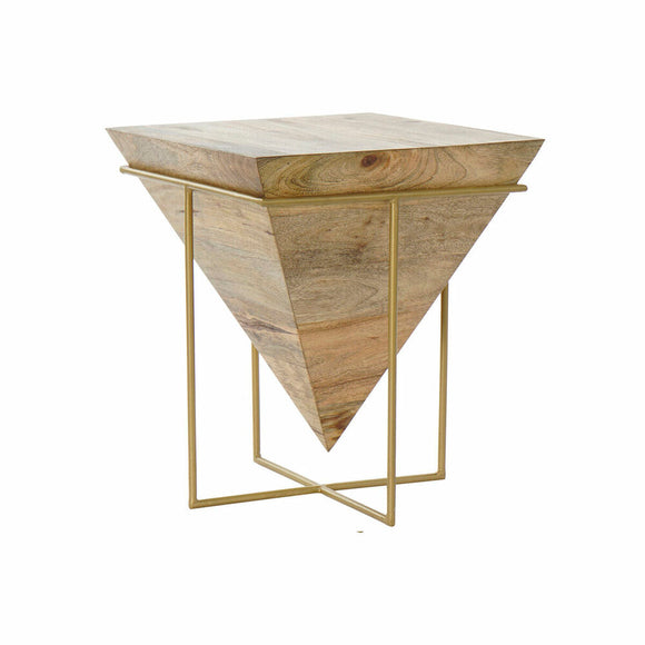 Side table DKD Home Decor Metal Mango wood (40 x 40 x 45 cm)-0