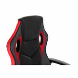 Office Chair with Headrest DKD Home Decor 61 x 62 x 117 cm Red Black-2