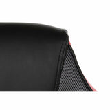 Office Chair with Headrest DKD Home Decor 61 x 62 x 117 cm Red Black-1