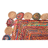 Carpet DKD Home Decor Cotton Multicolour Jute (200 x 290 x 1 cm)-3