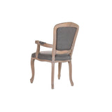Dining Chair DKD Home Decor Dark grey 57 x 57 x 94 cm-2