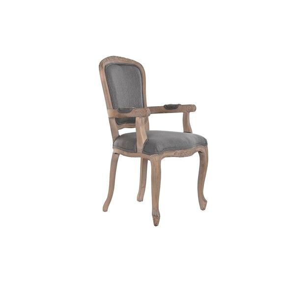 Dining Chair DKD Home Decor Dark grey 57 x 57 x 94 cm-0