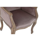 Dining Chair DKD Home Decor Pink Natural 62 x 55 x 100 cm 63,5 x 50 x 102 cm-4