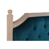 Headboard DKD Home Decor Turquoise Natural Rubber wood 160 x 6 x 120 cm-1