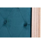Headboard DKD Home Decor Turquoise Wood Rubber wood 160 x 6 x 120 cm-1