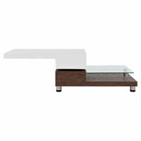 Centre Table DKD Home Decor 80 x 60 x 38 cm Crystal Aluminium MDF Wood-4