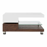 Centre Table DKD Home Decor 80 x 60 x 38 cm Crystal Aluminium MDF Wood-3