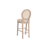 Stool DKD Home Decor Fir 48 x 60 x 117 cm Beige-1