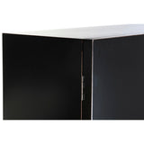 Cupboard DKD Home Decor   110 x 50 x 180 cm Black Metal Poplar-6
