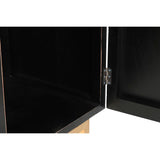 Cupboard DKD Home Decor   110 x 50 x 180 cm Black Metal Poplar-8