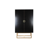 Cupboard DKD Home Decor   110 x 50 x 180 cm Black Metal Poplar-4