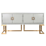 Sideboard DKD Home Decor White Metal Poplar (178 x 50 x 90 cm)-1