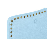 Headboard DKD Home Decor Blue Beige Celeste Rubber wood 146 x 6 x 68 cm-2