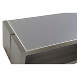 Centre Table DKD Home Decor Crystal Aluminium Oak Tempered Glass (120 x 60 x 37,5 cm)-1