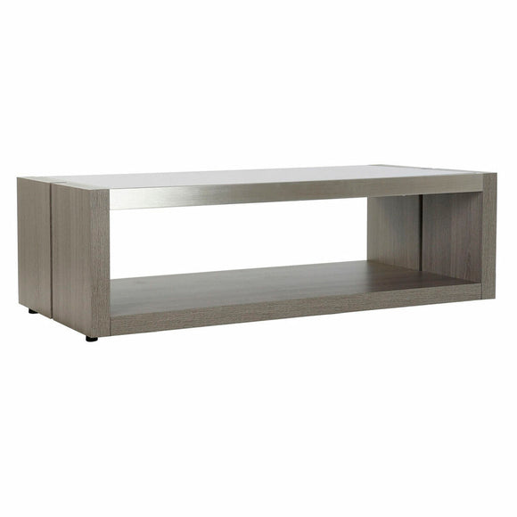 Centre Table DKD Home Decor Crystal Aluminium Oak Tempered Glass (120 x 60 x 37,5 cm)-0