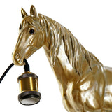 Desk lamp DKD Home Decor Resin 25W 220 V Golden Horse (59.5 x 16.5 x 47 cm)-4