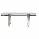 Centre Table DKD Home Decor Crystal Stainless steel (120 x 60 x 45 cm)-1