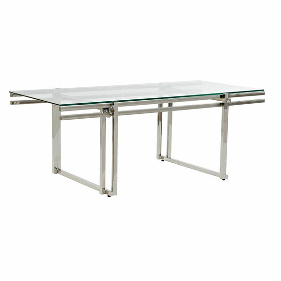 Centre Table DKD Home Decor Crystal Stainless steel (120 x 60 x 45 cm)-0