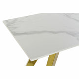 Console DKD Home Decor Ceramic Golden Metal White Modern (120 x 40 x 76 cm)-4