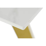 Console DKD Home Decor Ceramic Golden Metal White Modern (120 x 40 x 76 cm)-3