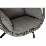 Hanging garden armchair DKD Home Decor 90 x 70 x 110 cm Grey synthetic rattan Aluminium (92 x 70 x 113 cm)-4
