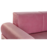 Sofa DKD Home Decor Black Pink Metal Polyester Modern (154 x 76 x 76 cm)-5