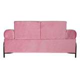 Sofa DKD Home Decor Black Pink Metal Polyester Modern (154 x 76 x 76 cm)-2