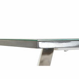 Dining Table DKD Home Decor Crystal Steel Dark grey (180 x 90 x 76 cm)-5