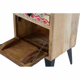 Chest of drawers DKD Home Decor Metal Mango wood (45 x 35 x 120 cm)-2