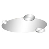 Wall mirror DKD Home Decor Black Modern Circles 120 x 2 x 49 cm-0